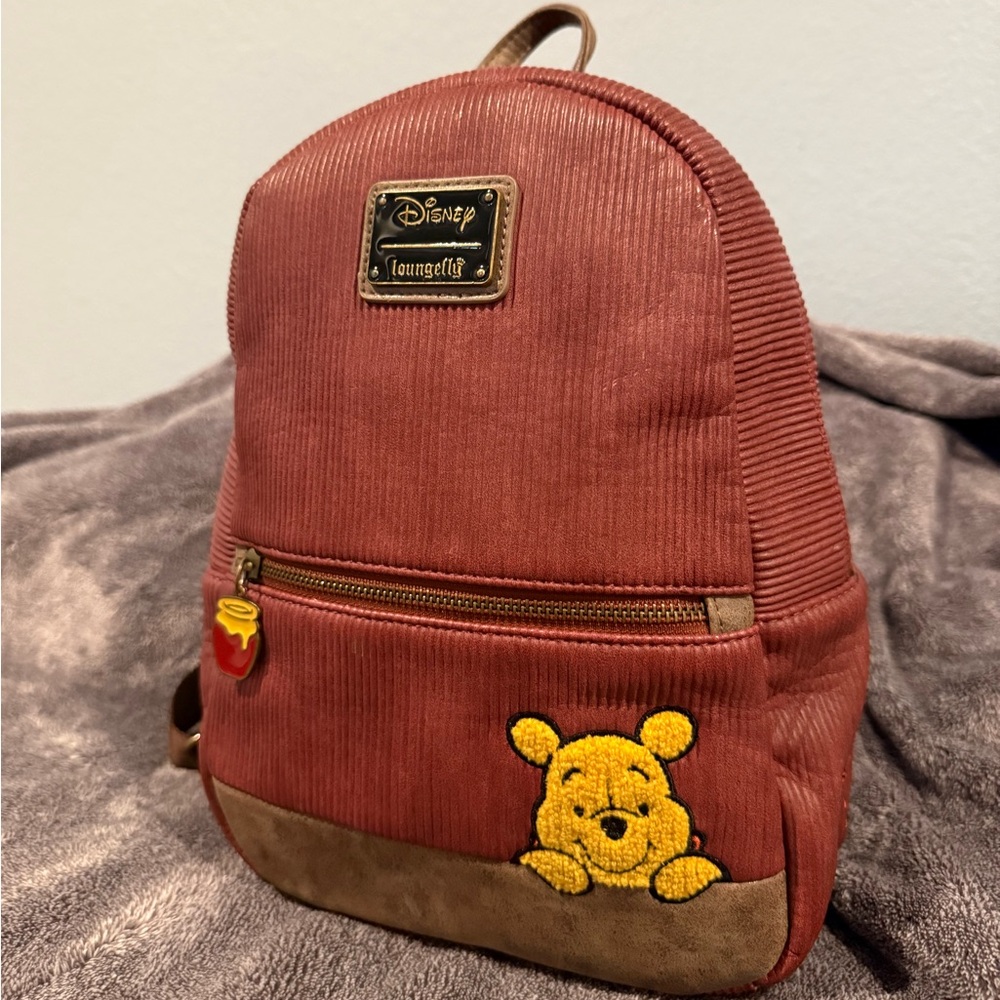 Loungefly Disney Winnie the Pooh Corduroy Mini Backpack BoxLunch Exclusive